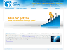 Tablet Screenshot of goxglobal.com